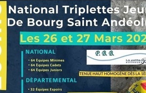 National BOURG ST ANDEOL 2022 - Jeunes